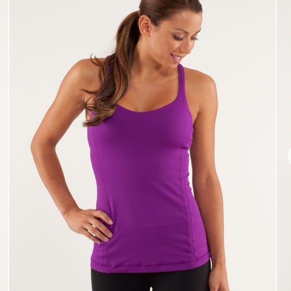 lululemon athletica Tops - LULULEMON 10 free to be tank top in tender violet